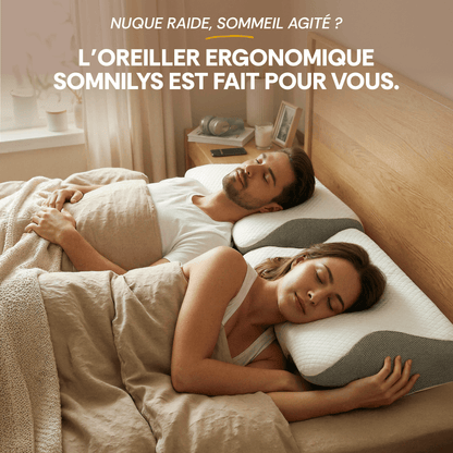 Oreiller Ergonomique Cervical Somnilys™ Gen. 1