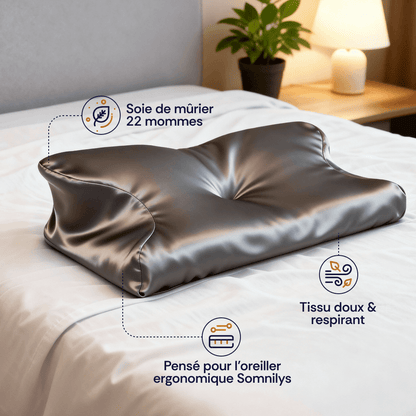 Taie d’oreiller en soie GlowSleep™ pour Gen. 1 (Précommande)