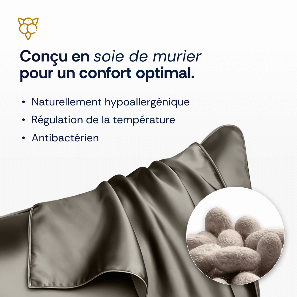 Taie d’oreiller en soie GlowSleep™ pour Gen. 1 (Précommande)